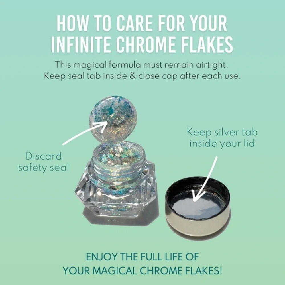 NIB Danessa Myricks Infinite Chrome Flakes Multichrome Gel Shooting Star